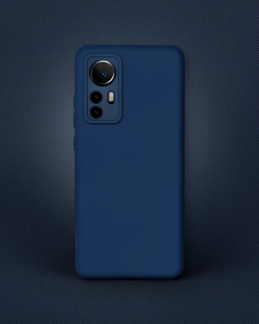 Xiaomi Mi 12 Kılıf Nano İçi Kadife Silikon - Lacivert