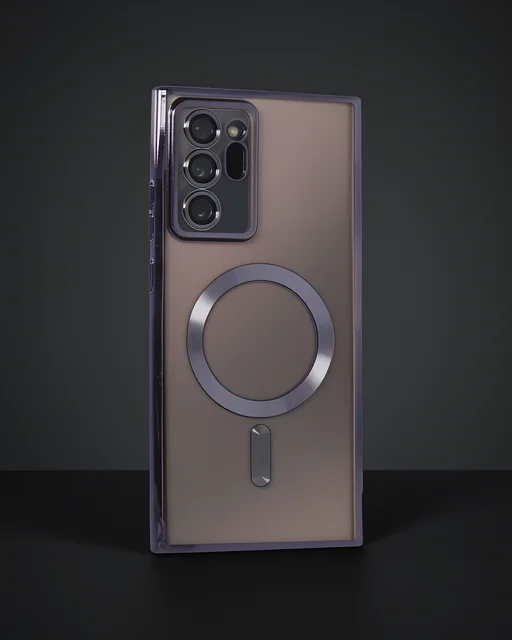 Samsung Galaxy Note 20 Ultra Kılıf Kross Magneticsafe Kapak - Mor
