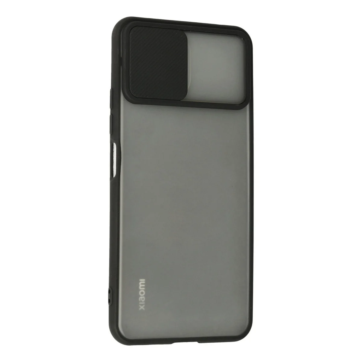Xiaomi Mi 11 Lite Kılıf Palm Buzlu Kamera Sürgülü Silikon - Siyah görsel 2