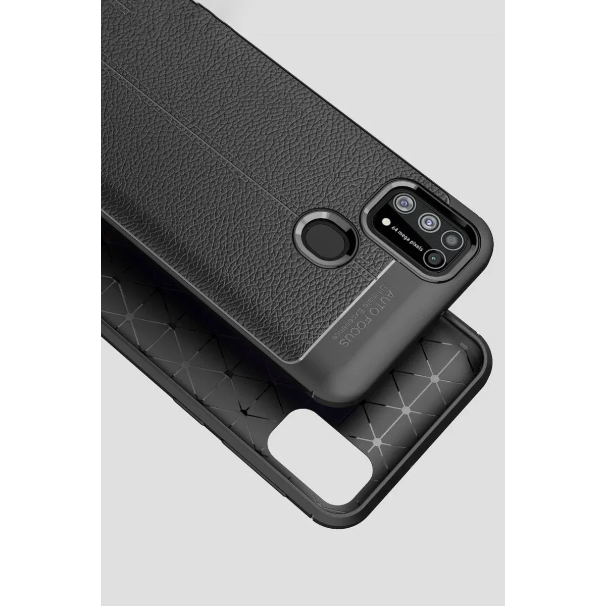 Samsung Galaxy M31 Kılıf Auto Focus Kapak - Siyah görsel 3