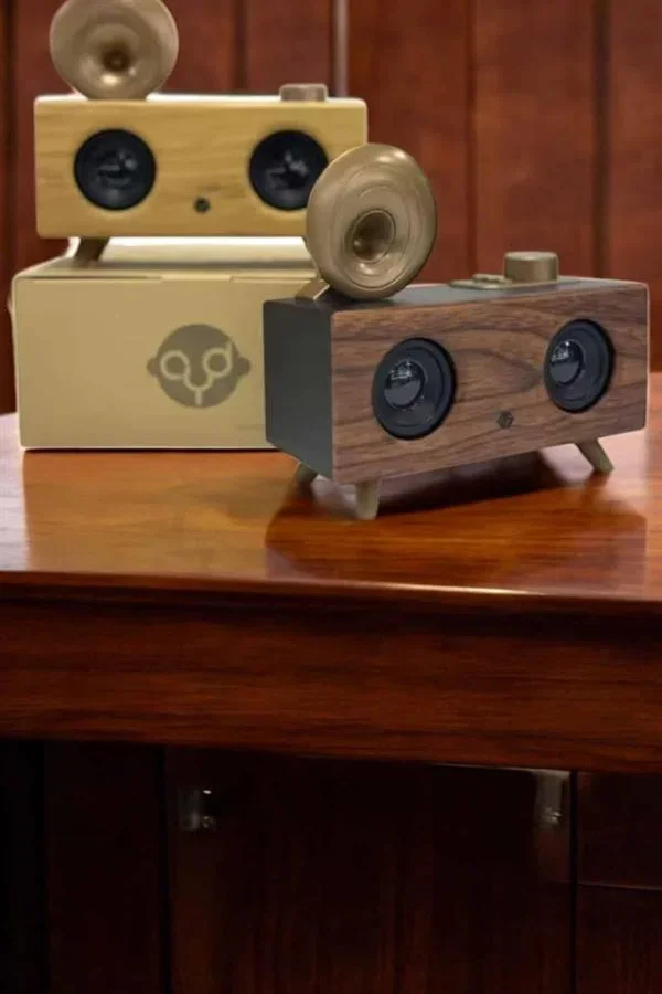 Çalar Radyo Müzik Kutusu Nostaljik Hoparlör Speaker görsel 4