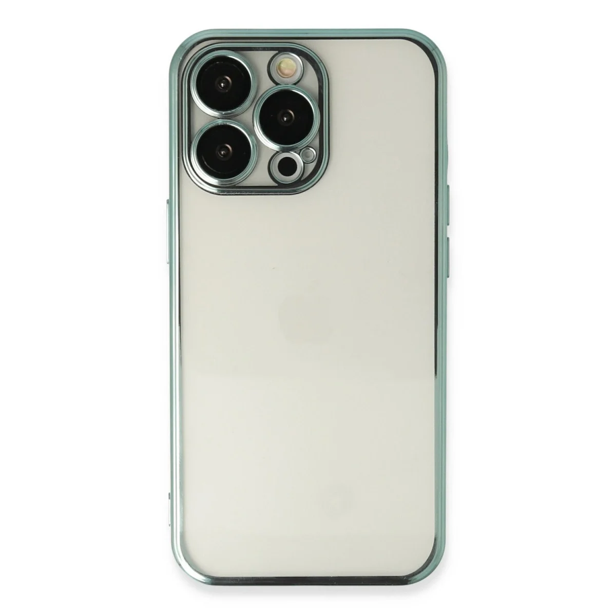 Apple İphone 14 Pro Kılıf Razer Lensli Silikon - Yeşil