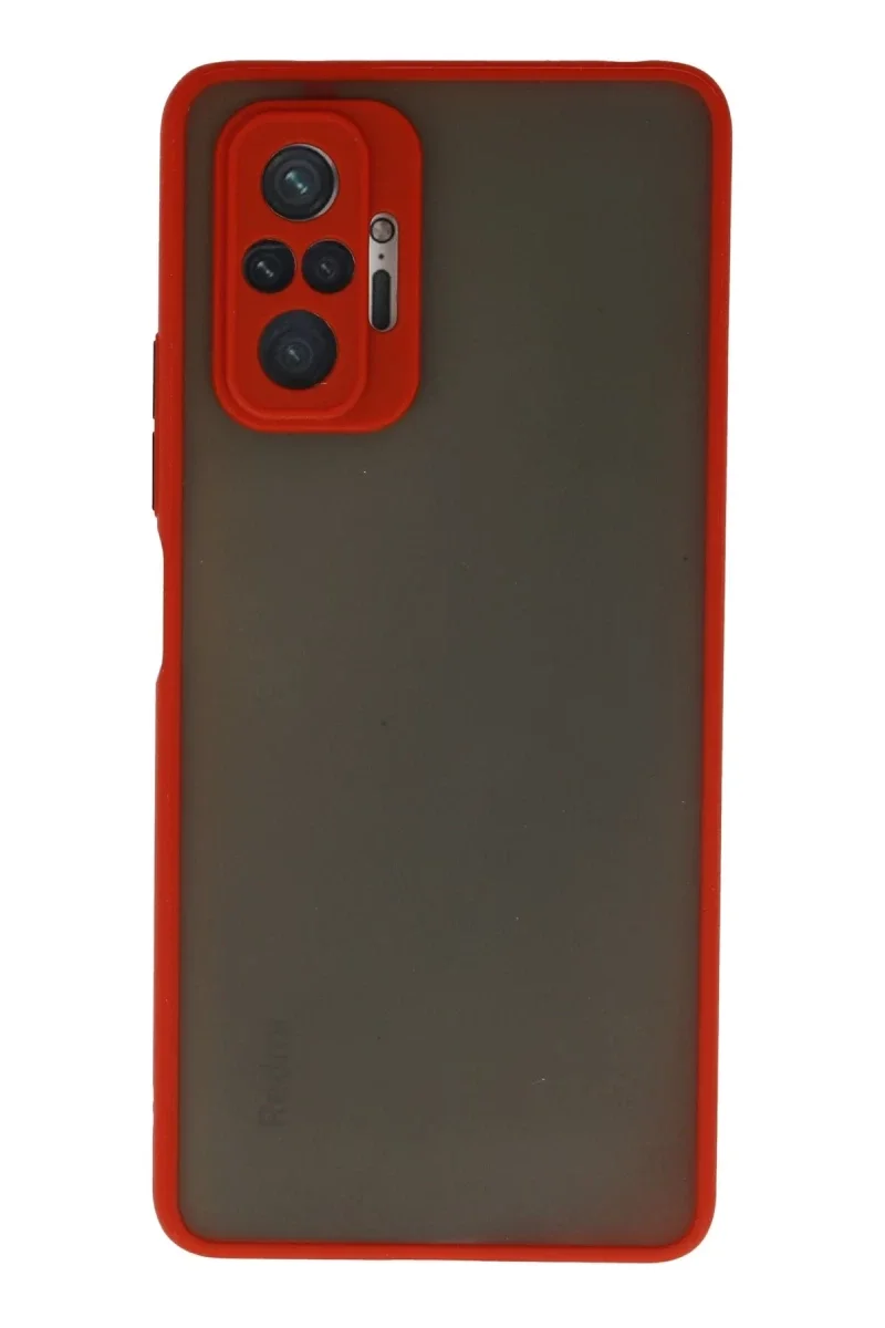 Xiao Red Note 10 Pro Kılıf Montreal Silikon Kapak - Kırmızı