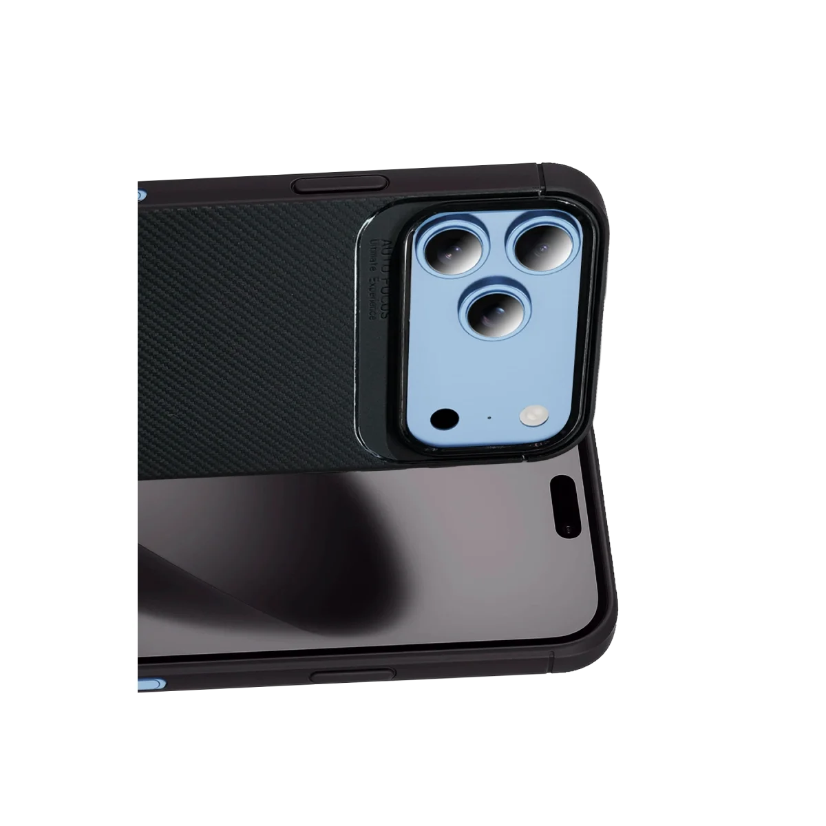 Apple İphone 18 Pro Max Auto Focus Karbon Kapak - Siyah görsel 2