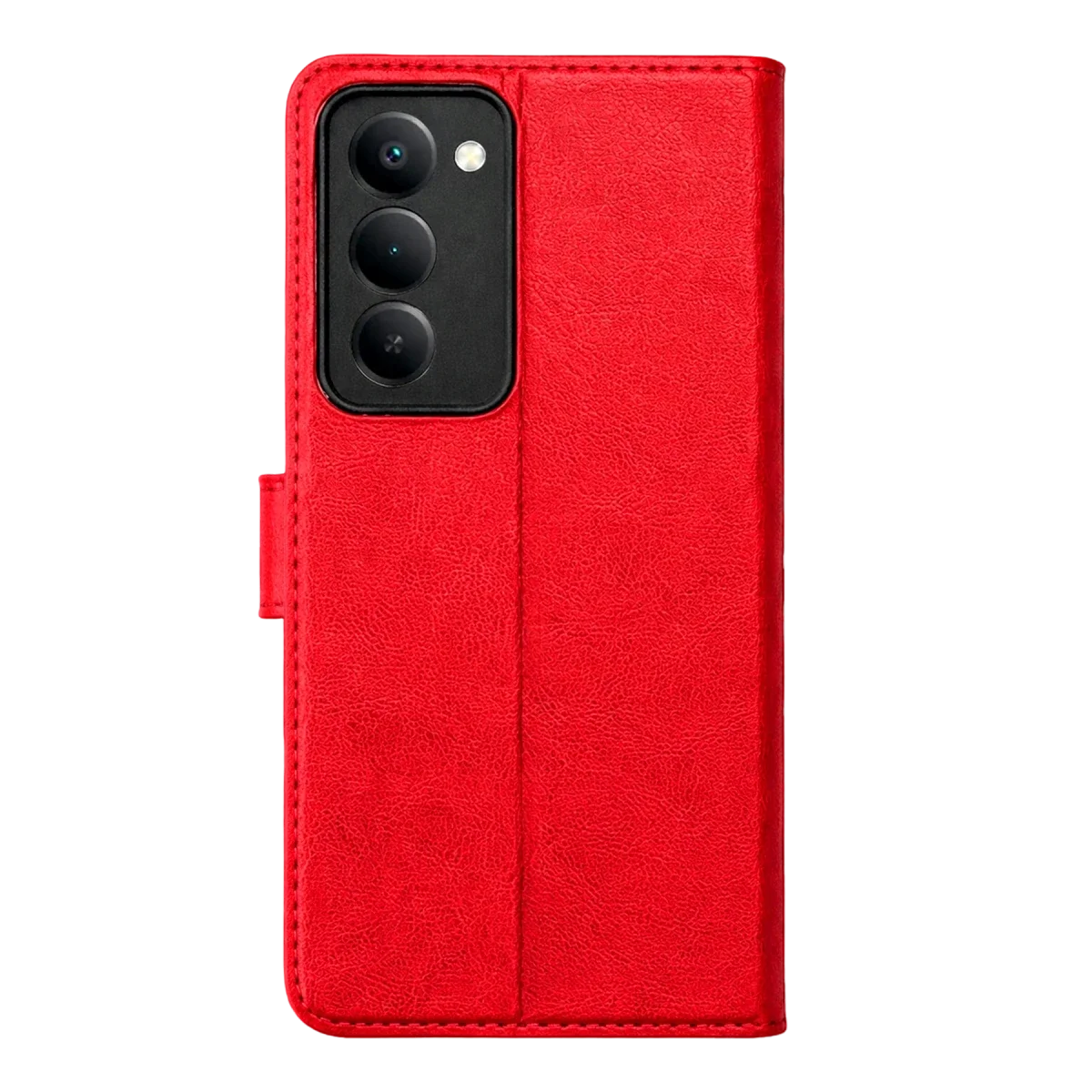 Xiaomi Redmi 15 5G Trend S Plus Kapaklı Kılıf - Kırmızı görsel 2
