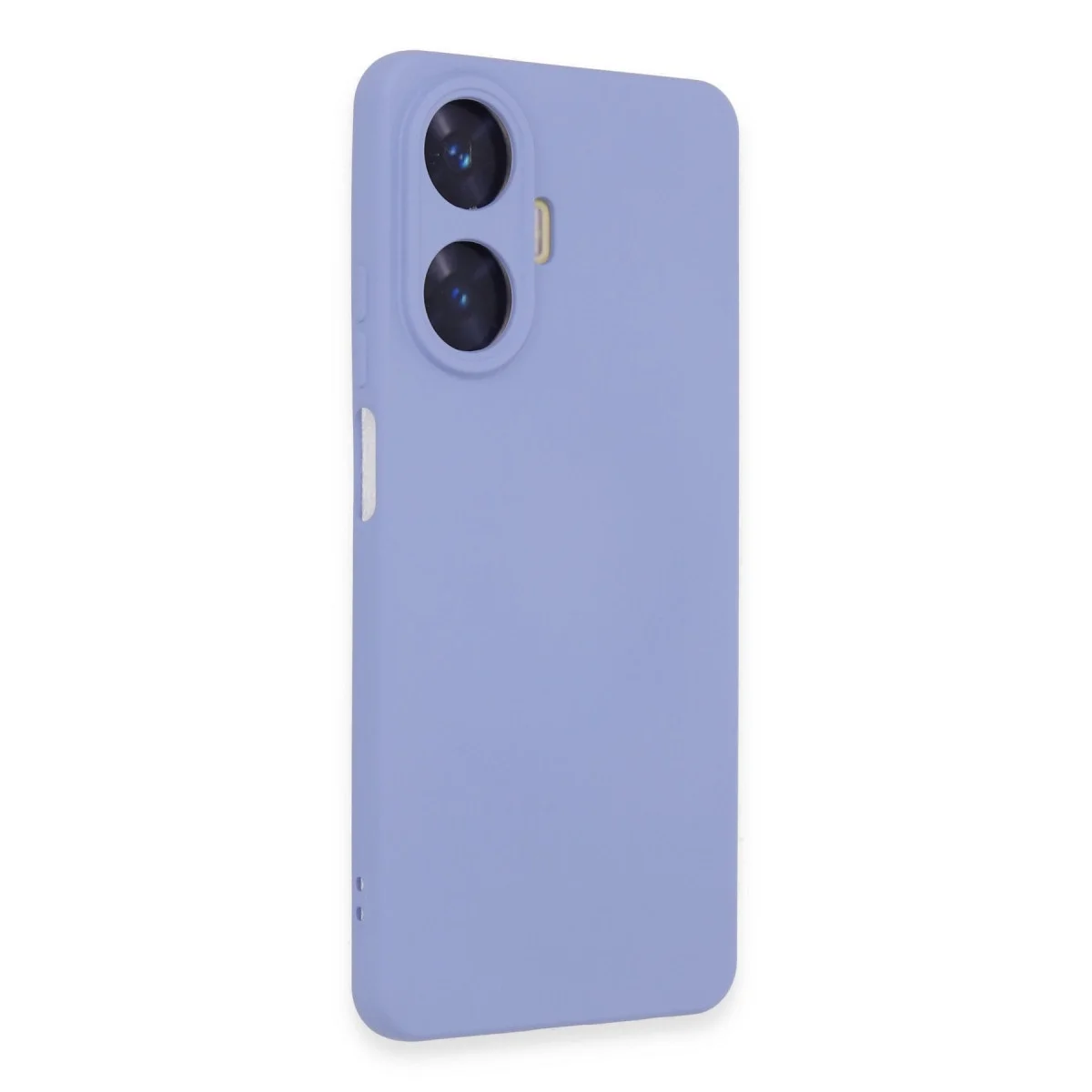 Realme C55 Kılıf Nano İçi Kadife Silikon - Lila görsel 4