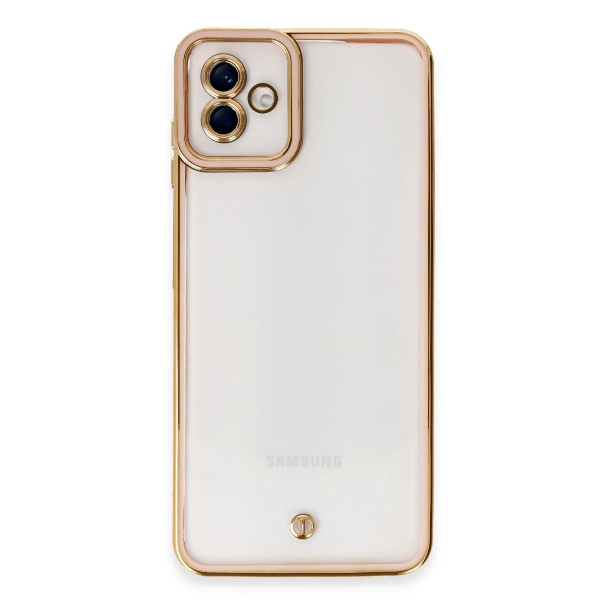 Samsung Galaxy A04 Kılıf Liva Lens Silikon - Rose görsel 2