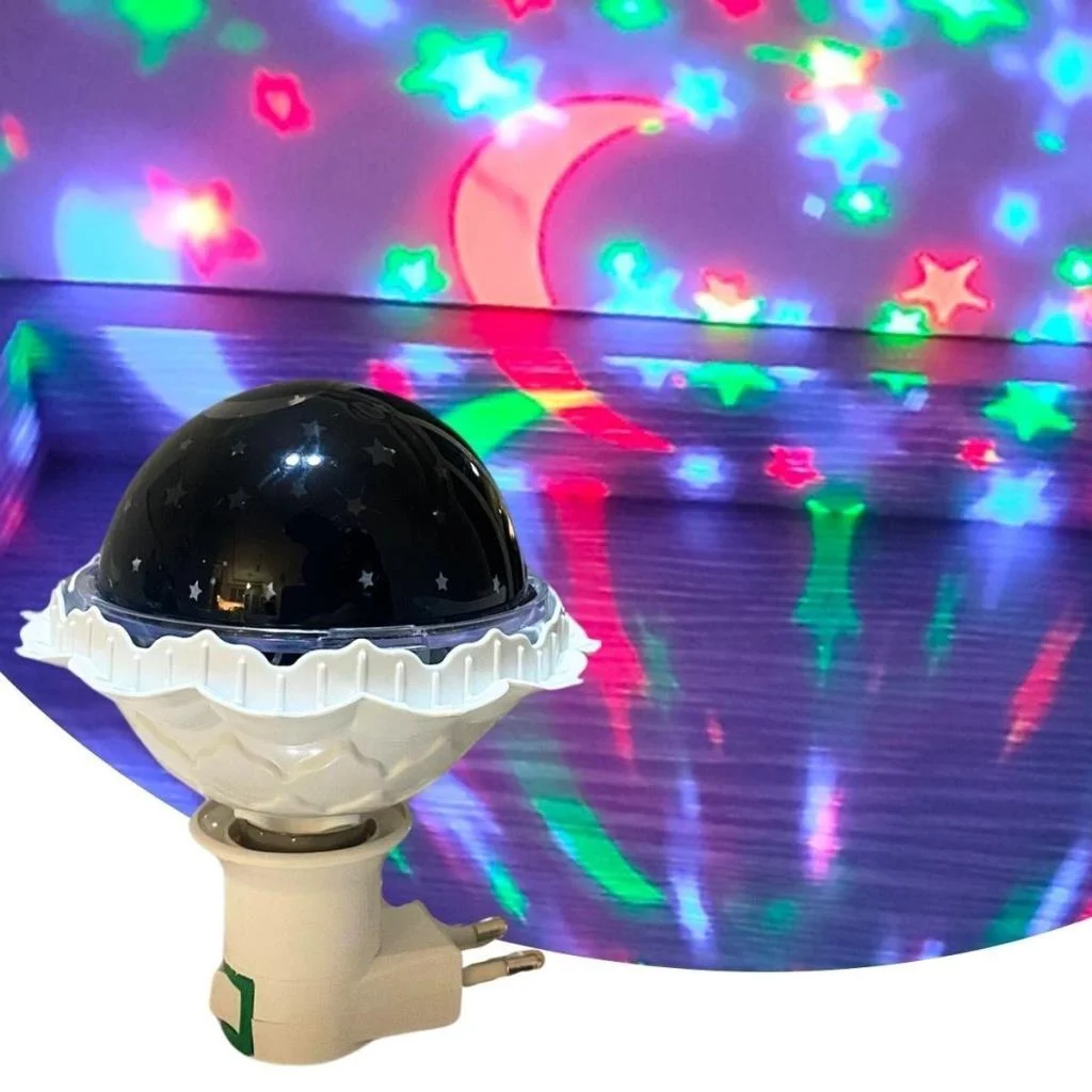 Kristal Gökyüzü Modlu Yıldızlı Hareketli 360 Derece Dönen Kristal Led Ampül(adet fiyatıdır) görsel 3