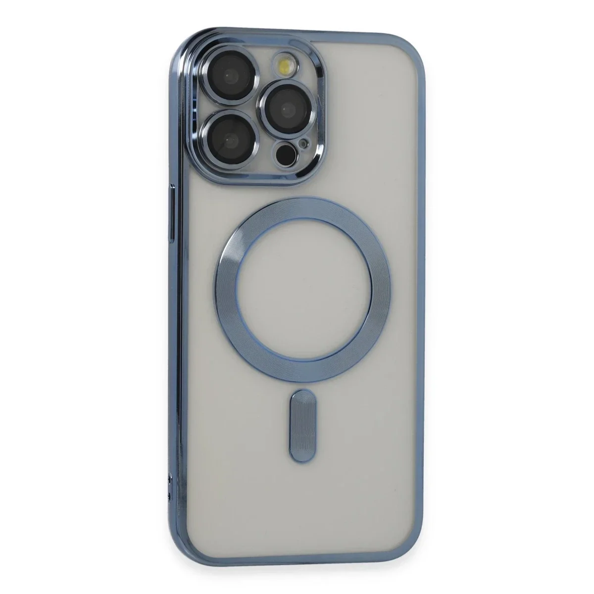 Apple iPhone 14 Pro Max Kılıf Kross Magneticsafe Kapak - Sierra Blue