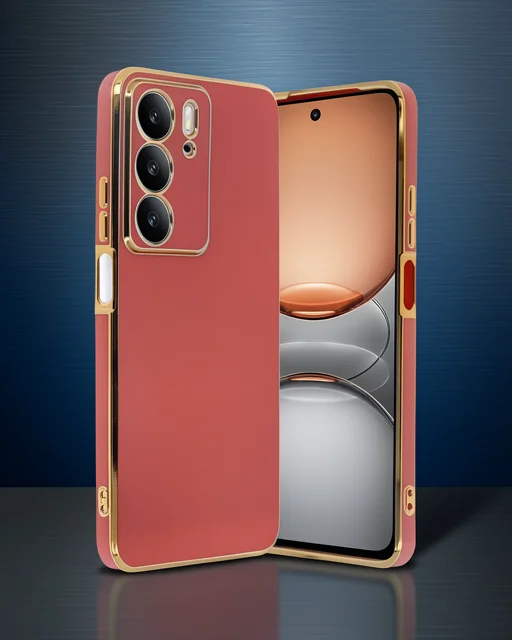 Realme C75 4g Kılıf Volet Silikon - Kırmızı