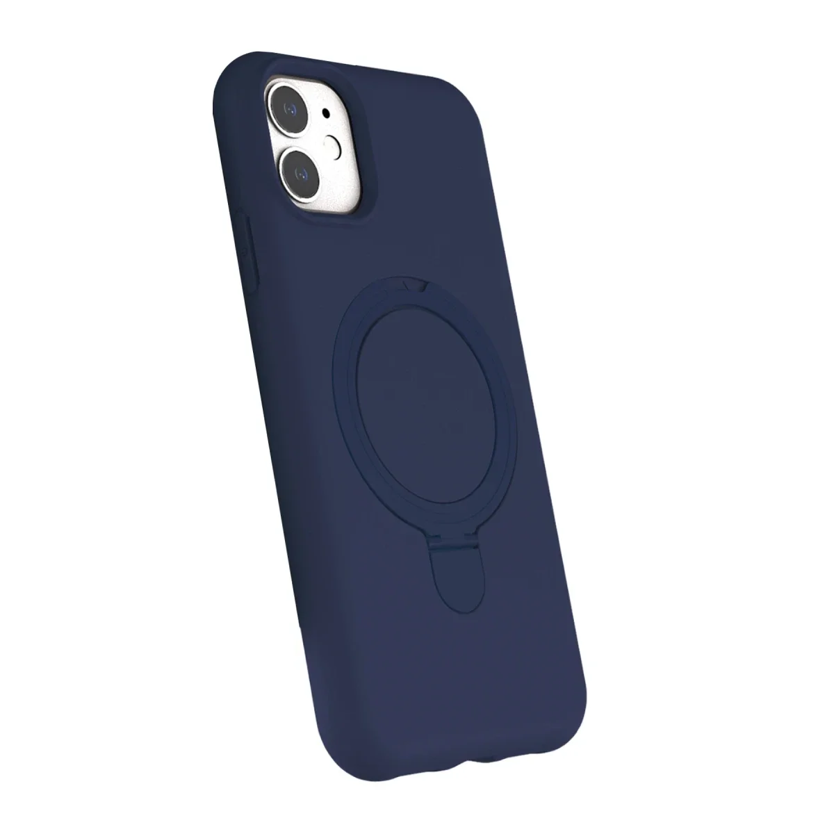 Apple iPhone 11 Regal Magsafe Standlı Kapak - Lacivert görsel 2