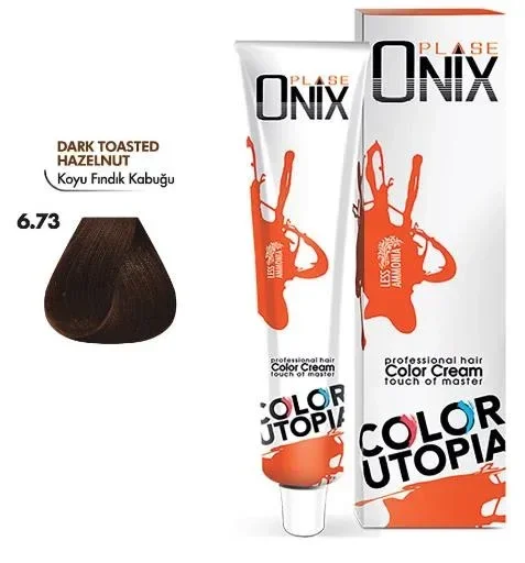 Tüp Saç Boyası 60 ml Profesyonel Krem Boya - 6/73 Koyu Findik Kabuğu