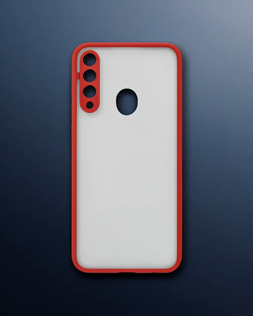 Huawei Y6p Kılıf Montreal Silikon Kapak - Kırmızı