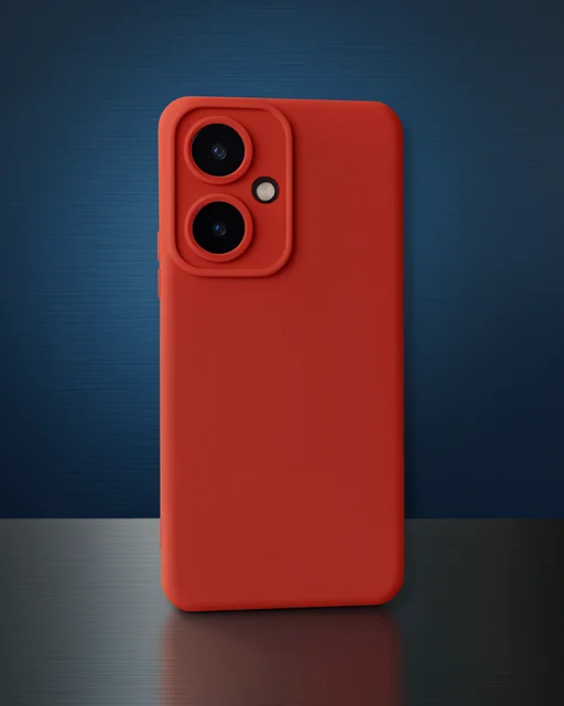 Vivo Y27 Kılıf Nano İçi Kadife Silikon - Kırmızı