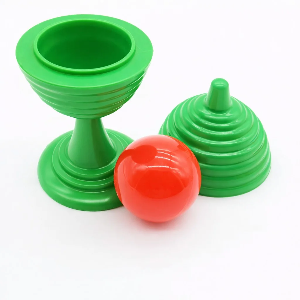 Yeşil Renk Sihirli Kupa Top Kaybetme Oyunu 7 cm görsel 4