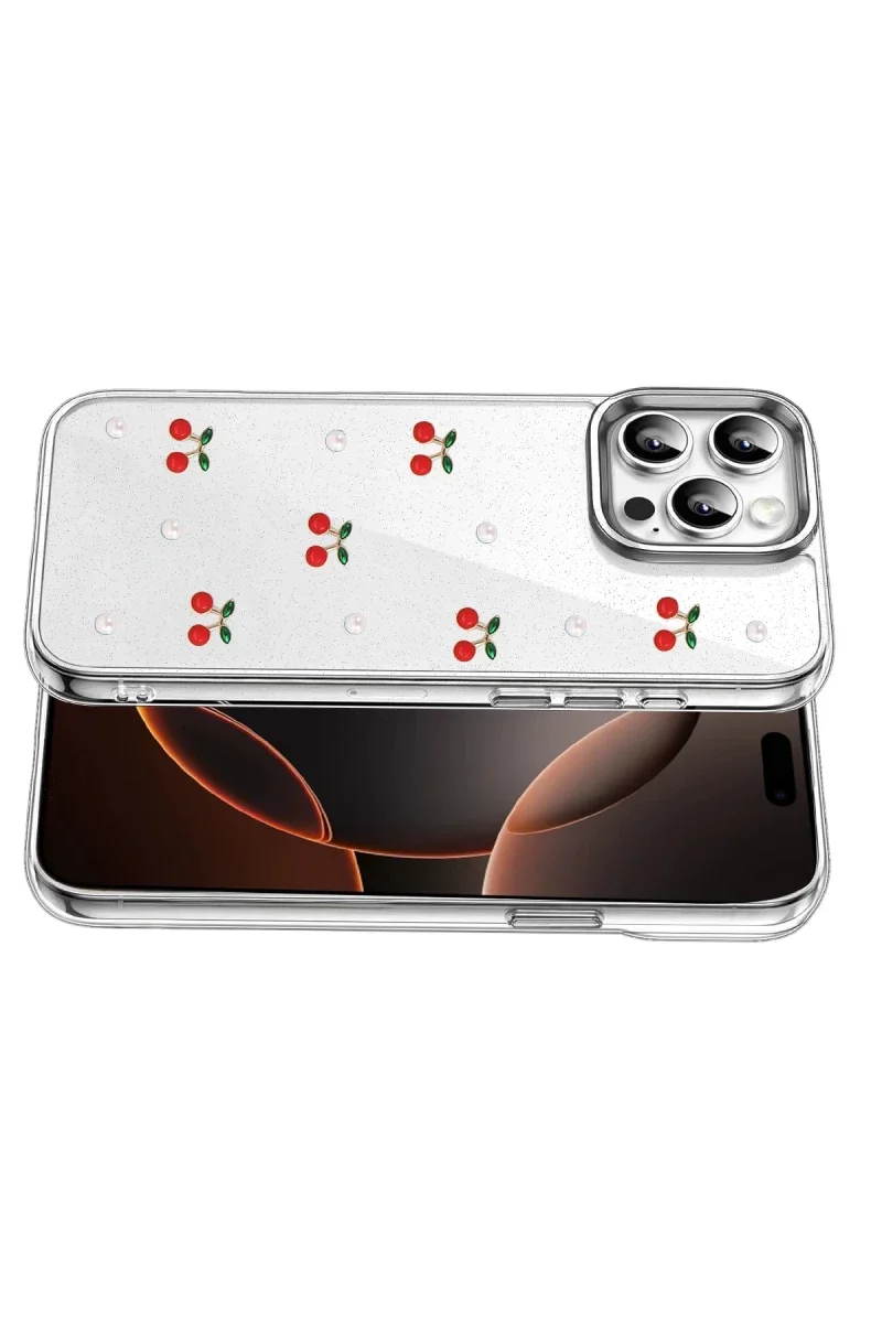 Apple iPhone 14 Pro Max Fiyonk Desenli Kapak - Desen 9 görsel 3