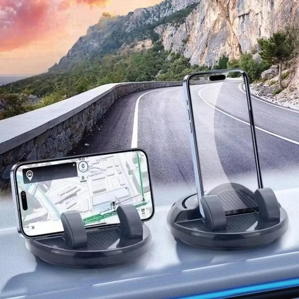 Numaratörlü Güçlü Yapışkanlı 360 Derece Dönebilen Su Geçirmez Araç İçi Telefon Tutucu Plastik Aparat görsel 5