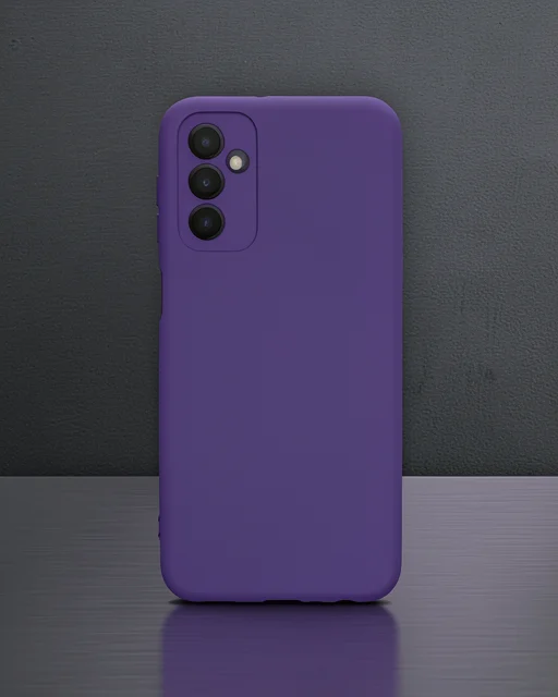 Samsung Galaxy M23 Kılıf Nano İçi Kadife Silikon - Mor