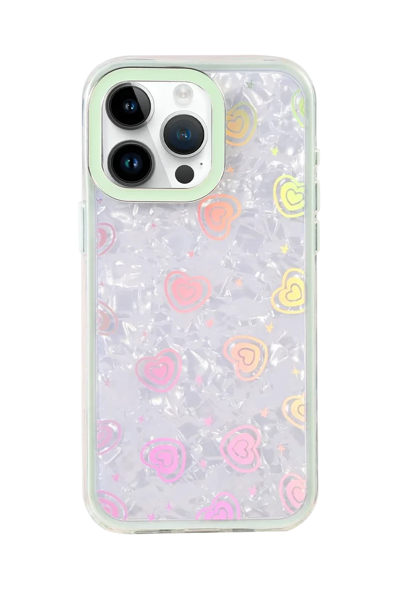 Apple iPhone 14 Pro Max Lu Desenli Kapak - Yeşil görsel 3
