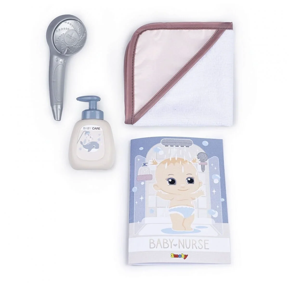 7600220382 Smoby Baby Nurse Bebek Duş Oyun Seti +3 yaş görsel 3