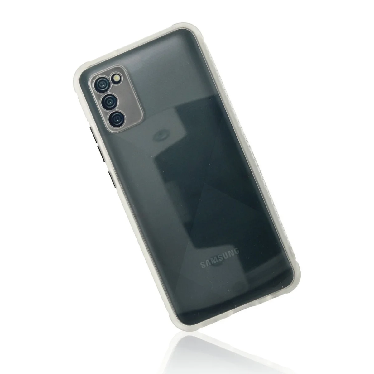 Samsung Galaxy A02s Kılıf Miami Şeffaf Silikon - Şeffaf görsel 2