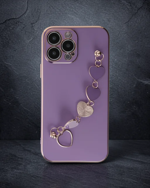 Apple İphone 13 Pro Kılıf Esila Silikon - Mor