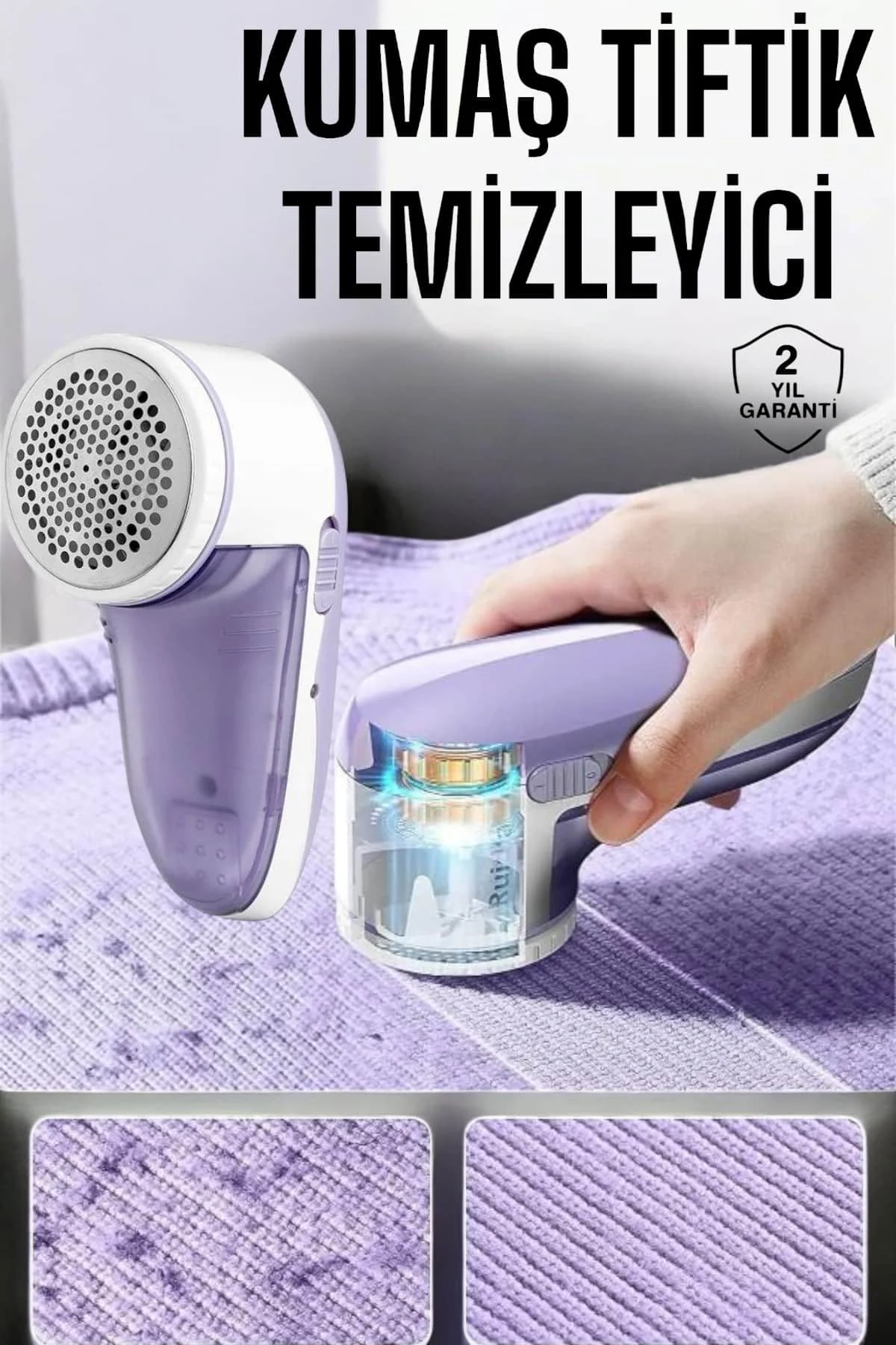 Tiftik Tezleme Makinesi USB Şarjlı Tüy Toplayıcı Kablosuz