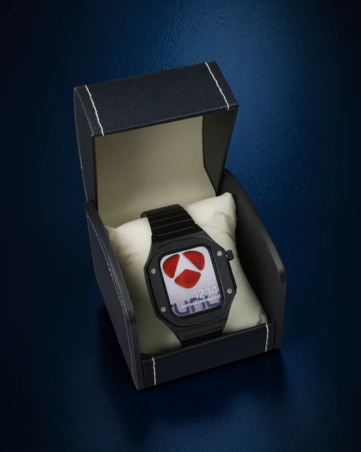 Apple Watch 45mm Kr409 Metal Kordon - Siyah