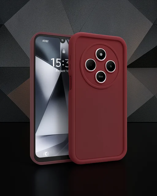 Xiaomi Redmi 14c Kılıf Viera Silikon - Bordo