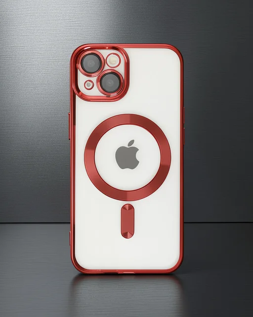 Apple İphone 14 Kılıf Kross Magneticsafe Kapak - Kırmızı