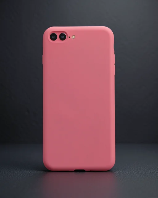 Apple İphone 7 Plus Kılıf First Silikon - Pembe