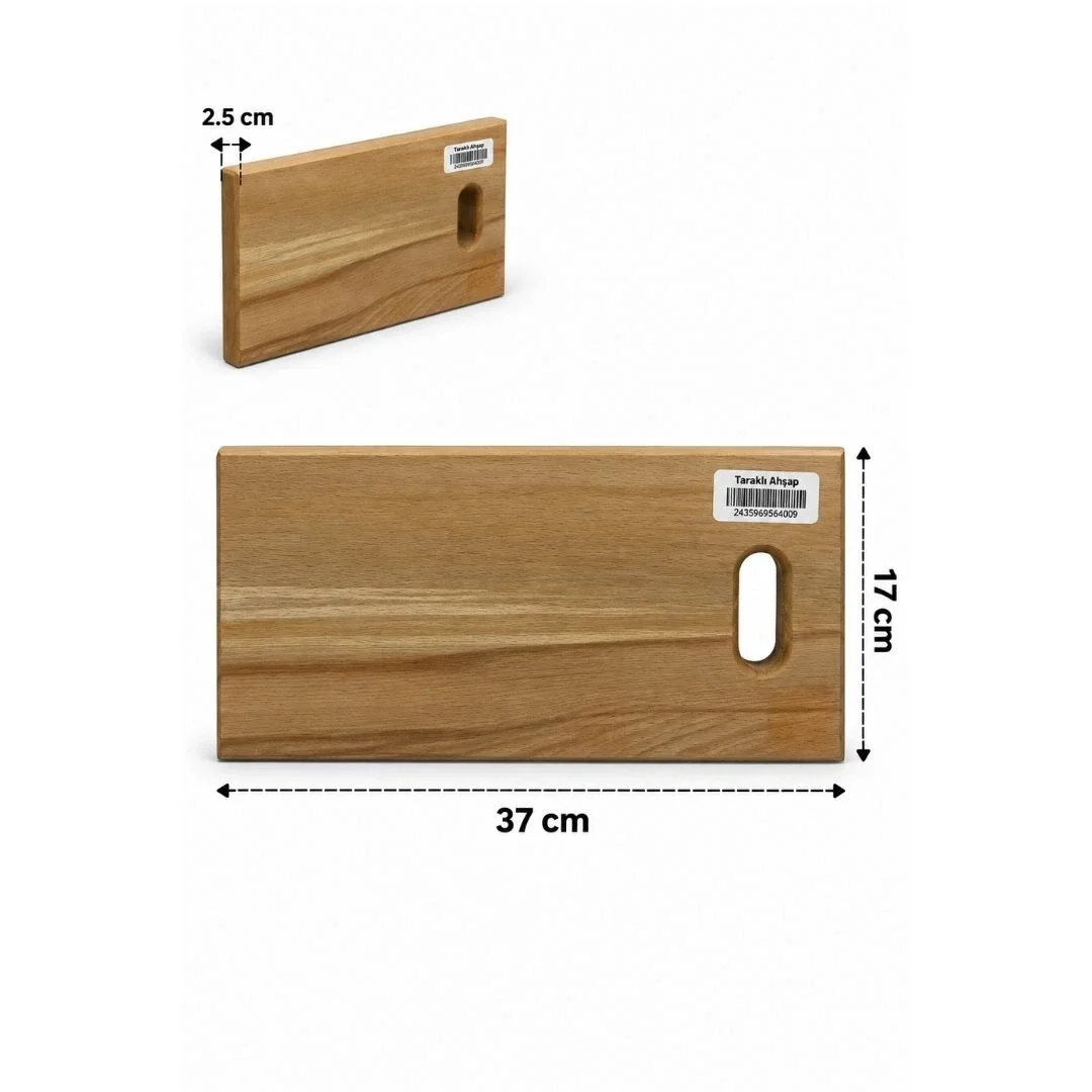 Taraklı Ahşap Kesim Panosu 17x37 görsel 2