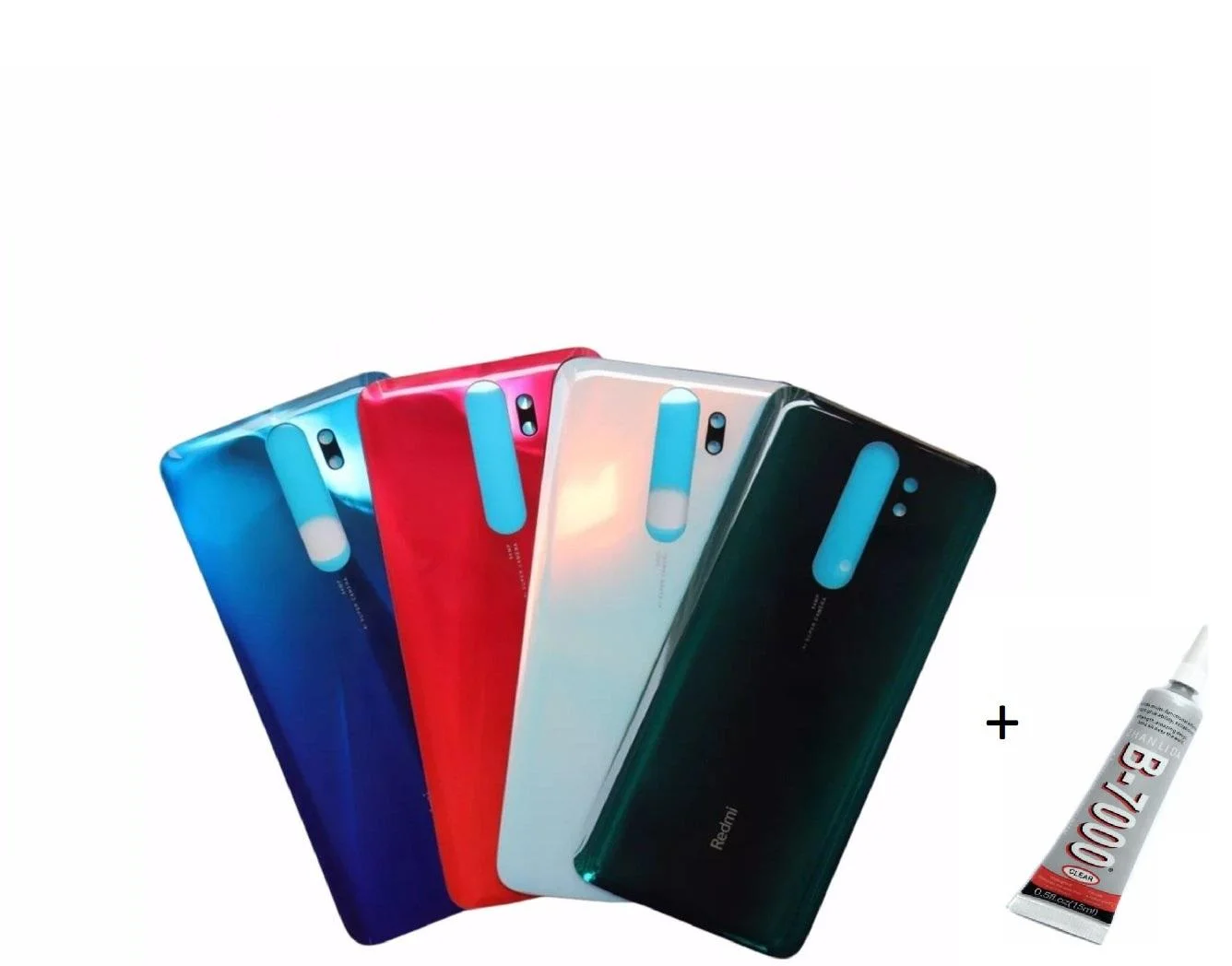 REDMİ NOTE 8 PRO Arka Batarya Pil Kapağı MAVİ (B70 görsel 2