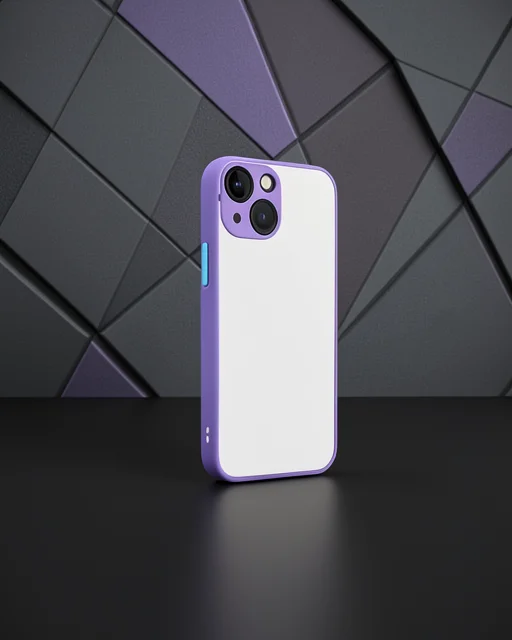 Apple İphone 13 Kılıf Montreal Silikon Kapak - Mor