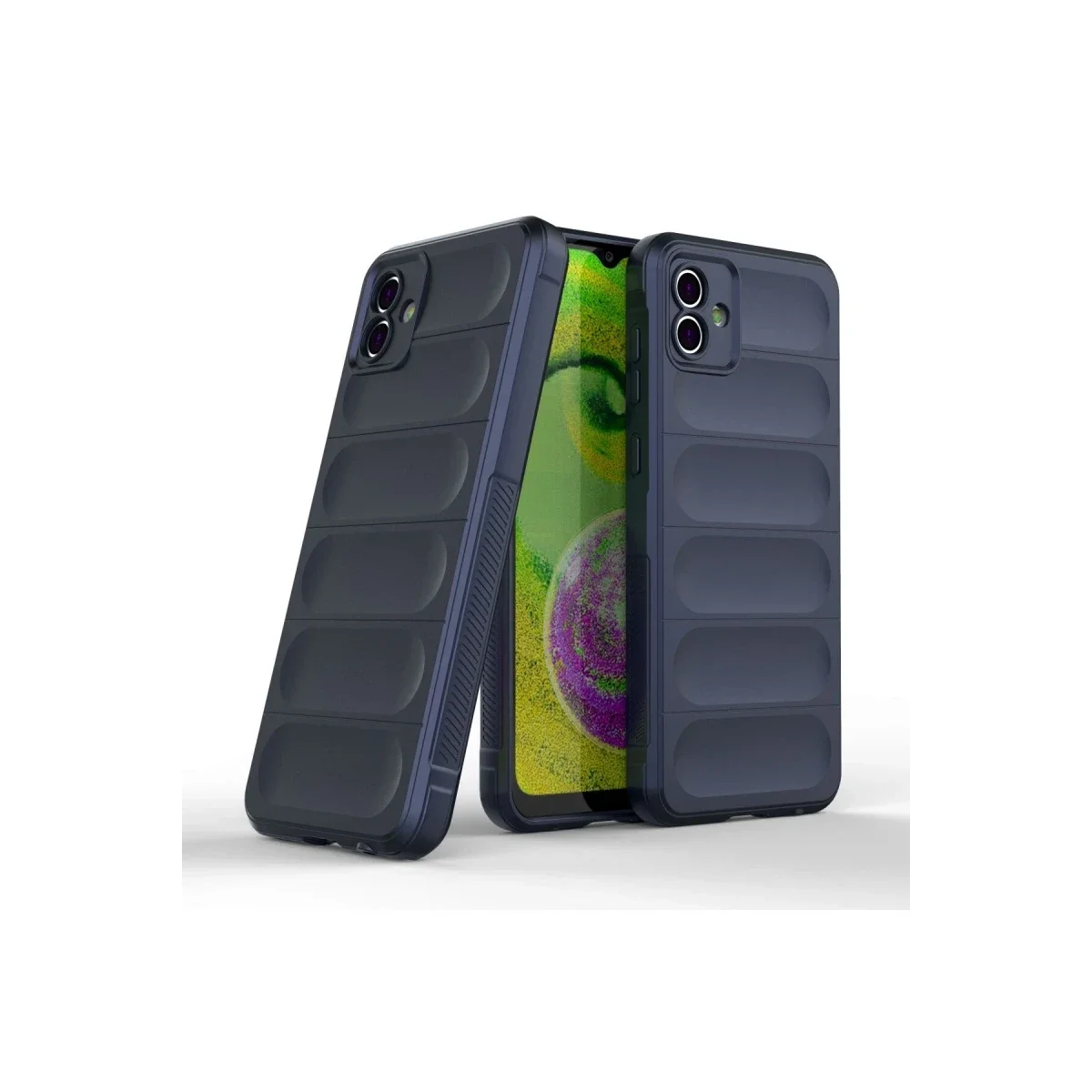 Samsung Galaxy A04E Kılıf Optimum Silikon - Lacivert görsel 2