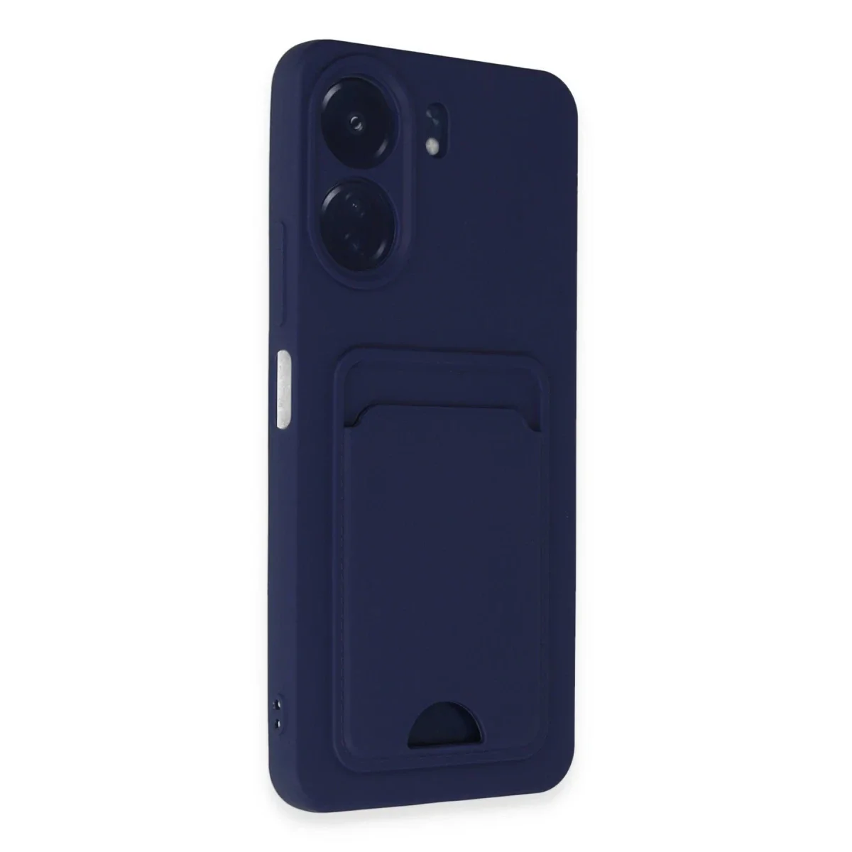 Xiaomi Redmi 13C Kılıf Kelvin Kartvizitli Silikon - Lacivert görsel 2