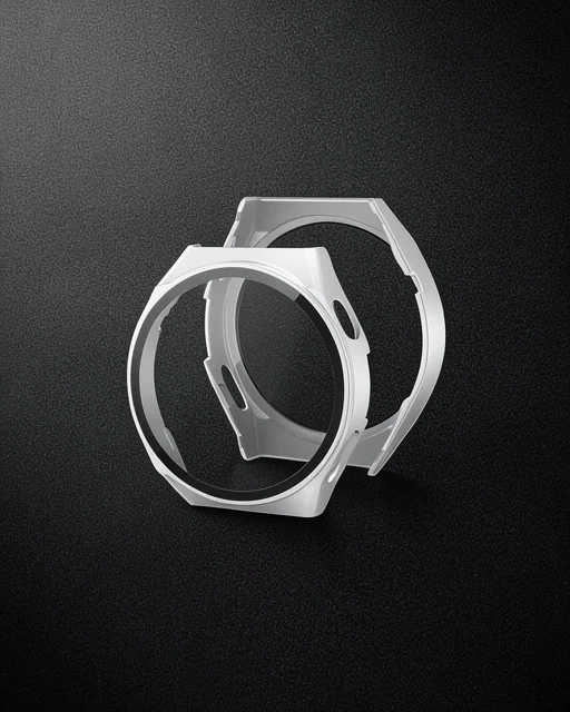 Huawei Watch Gt2 46mm Dota Camlı Kasa Ekran Koruyucu - Gümüş