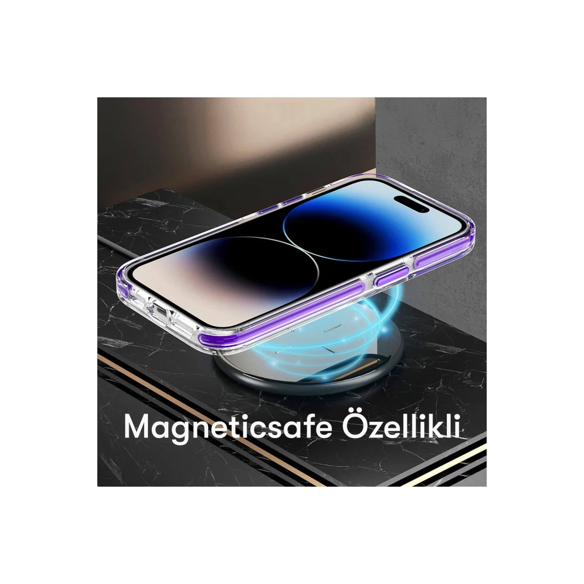 Joko Apple İphone 15 Pro Bella Magsafe Kapak - Mavi görsel 4