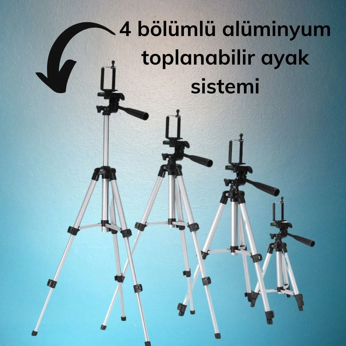 Profesyonel Fotoğraf Makinası Tripodu görsel 4