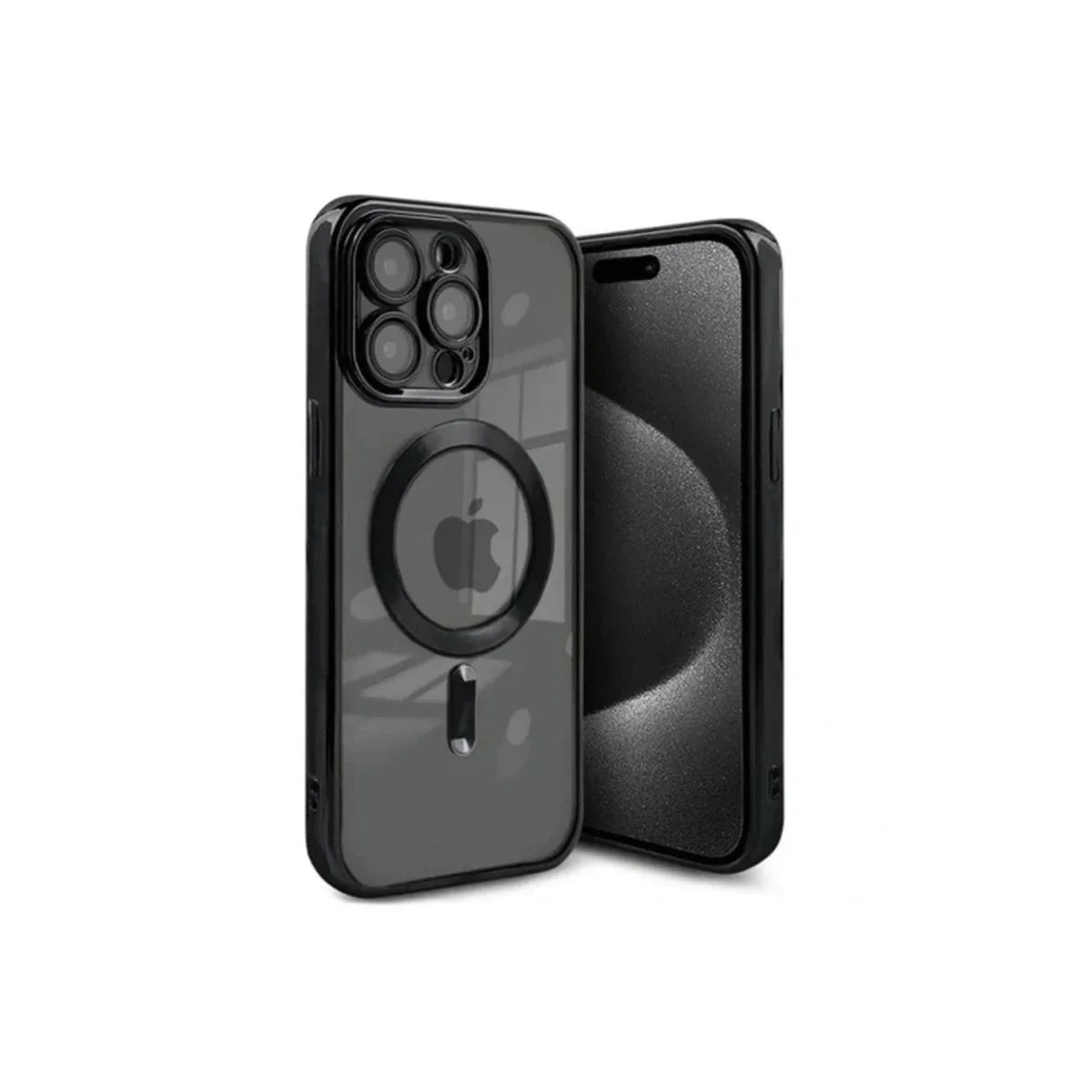 Apple iPhone 15 Pro Max Kılıf Kross Magneticsafe Kapak - Siyah