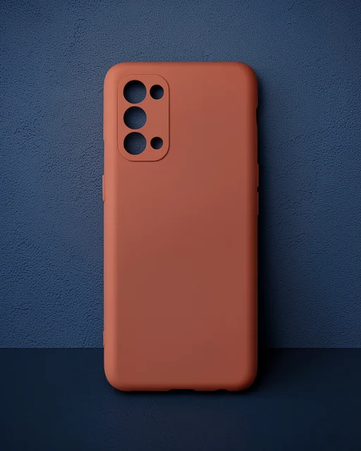 Oppo Reno 5 Pro Kılıf First Silikon - Bordo