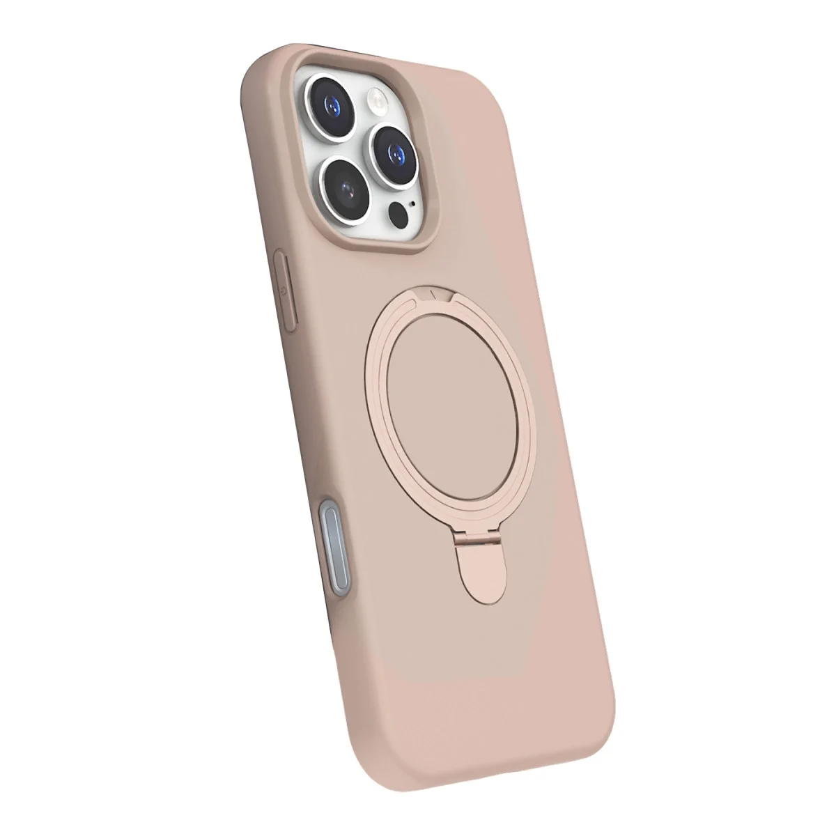 Apple İphone 16 Pro Max Regal Magsafe Standlı Kapak - Çöl Titanyum görsel 2