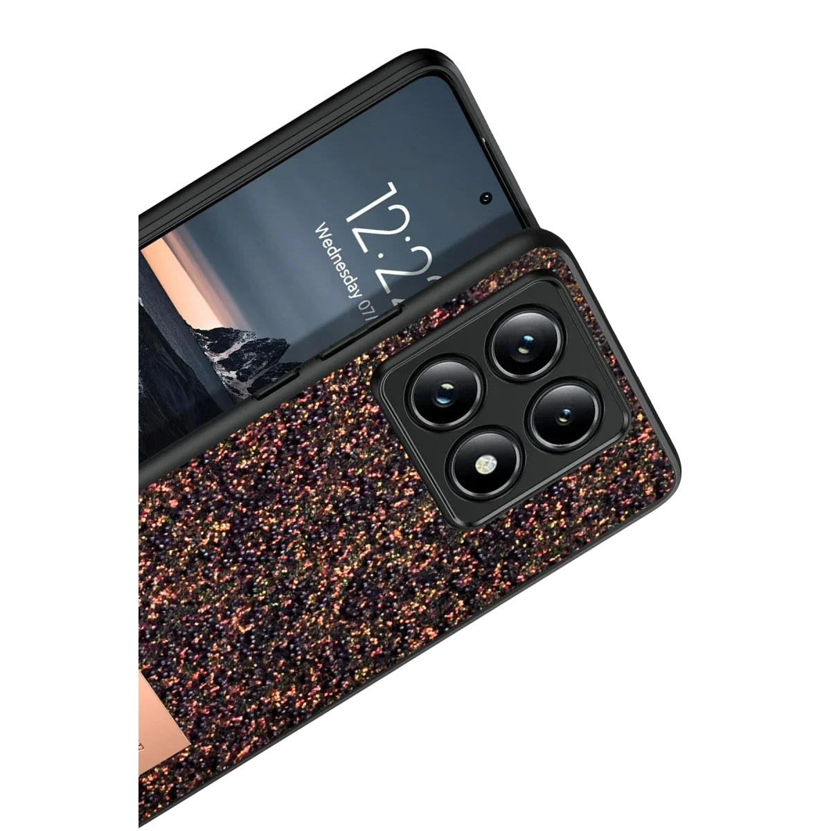 Onegif Xiaomi Mi 14T Pro Bright Simli Kapak - Derin Mor görsel 2