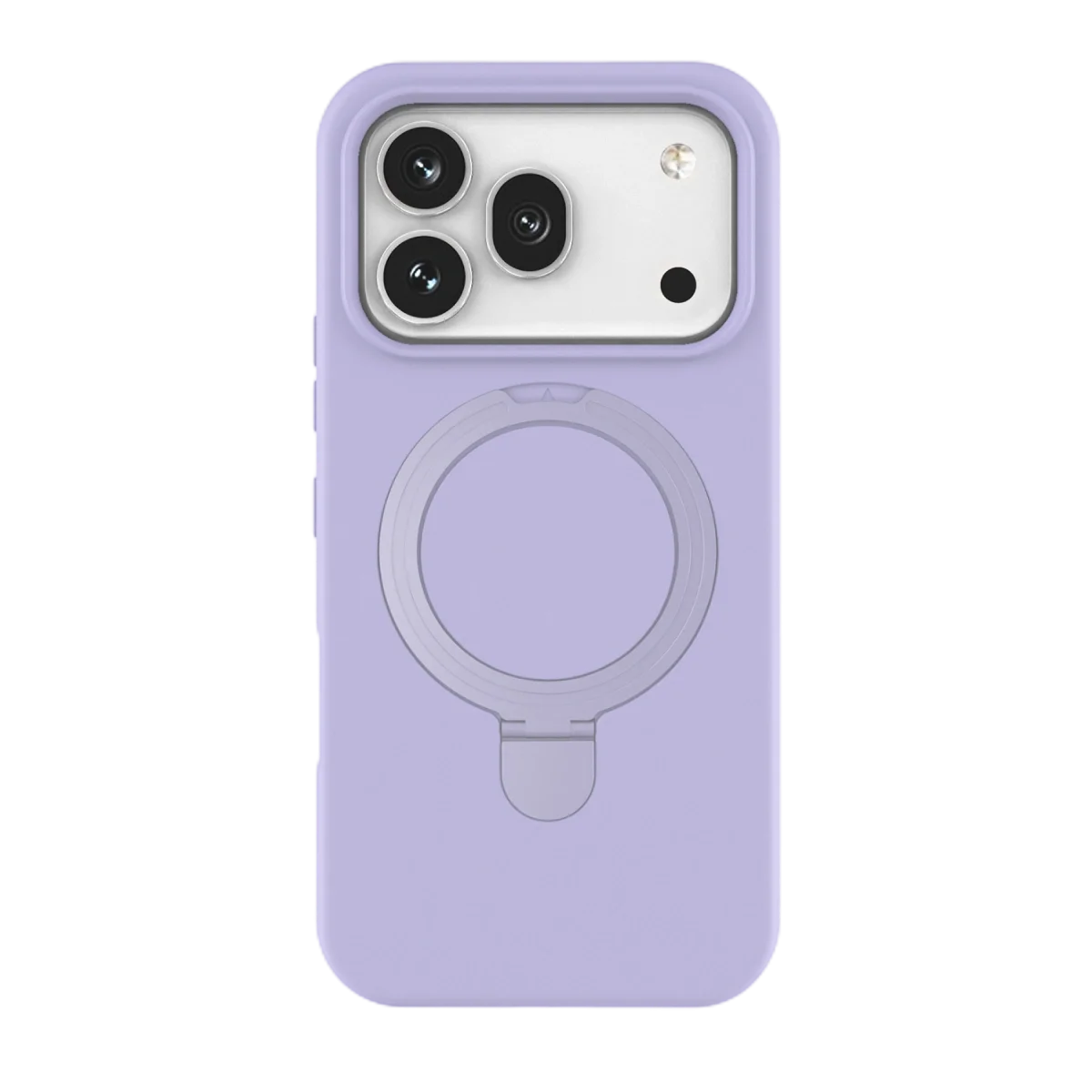 Huawei Honor 600 Regal Magsafe Standlı Kapak - Lila görsel 3