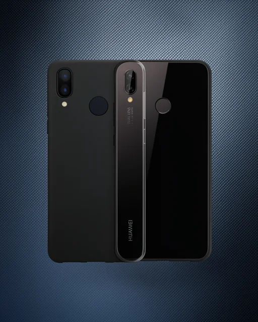 Huawei P20 Lite Kılıf Lüx Şeffaf Silikon