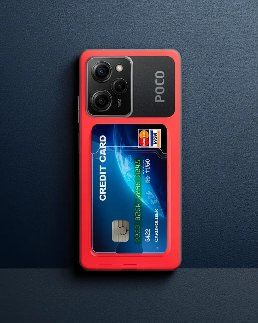 Xiaomi Poco X5 Pro 5g Kılıf Kart Şeffaf Silikon - Şeffaf