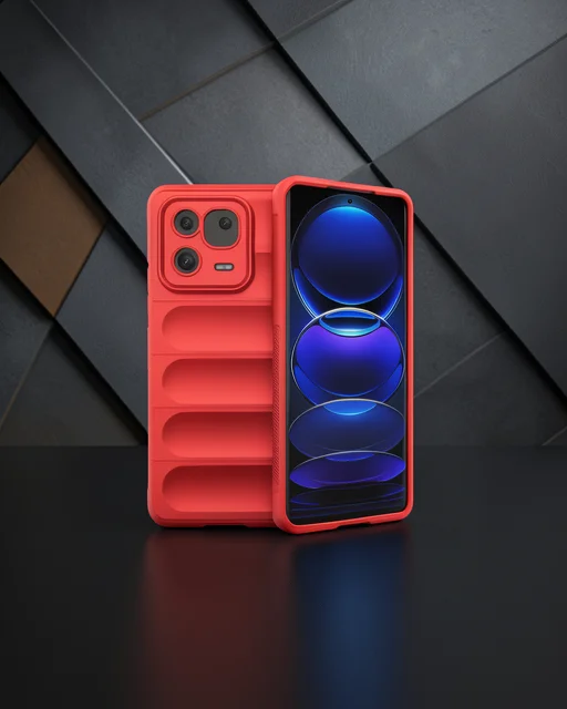Xiaomi Mi 13 Kılıf Optimum Silikon - Kırmızı