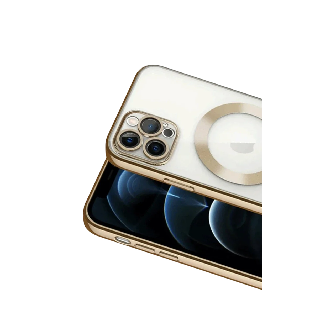 Apple iPhone 13 Pro Kılıf Kross Magneticsafe Kapak - Gold görsel 2