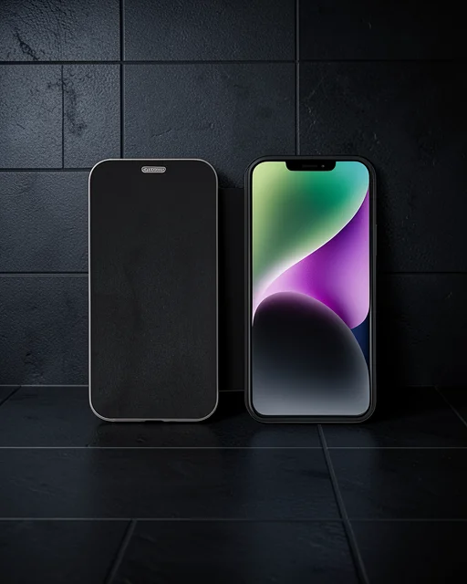 Apple İphone 12 Kılıf Dolpin Kapaklı - Siyah