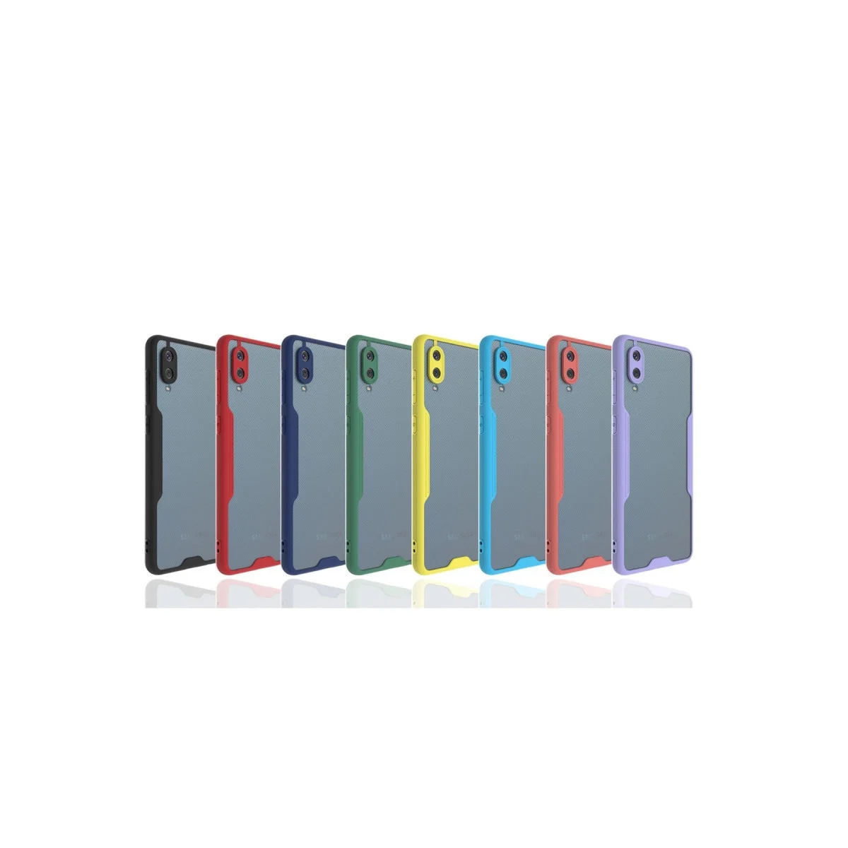 Samsung Galaxy A02 Kılıf Platin Silikon - Yeşil görsel 2
